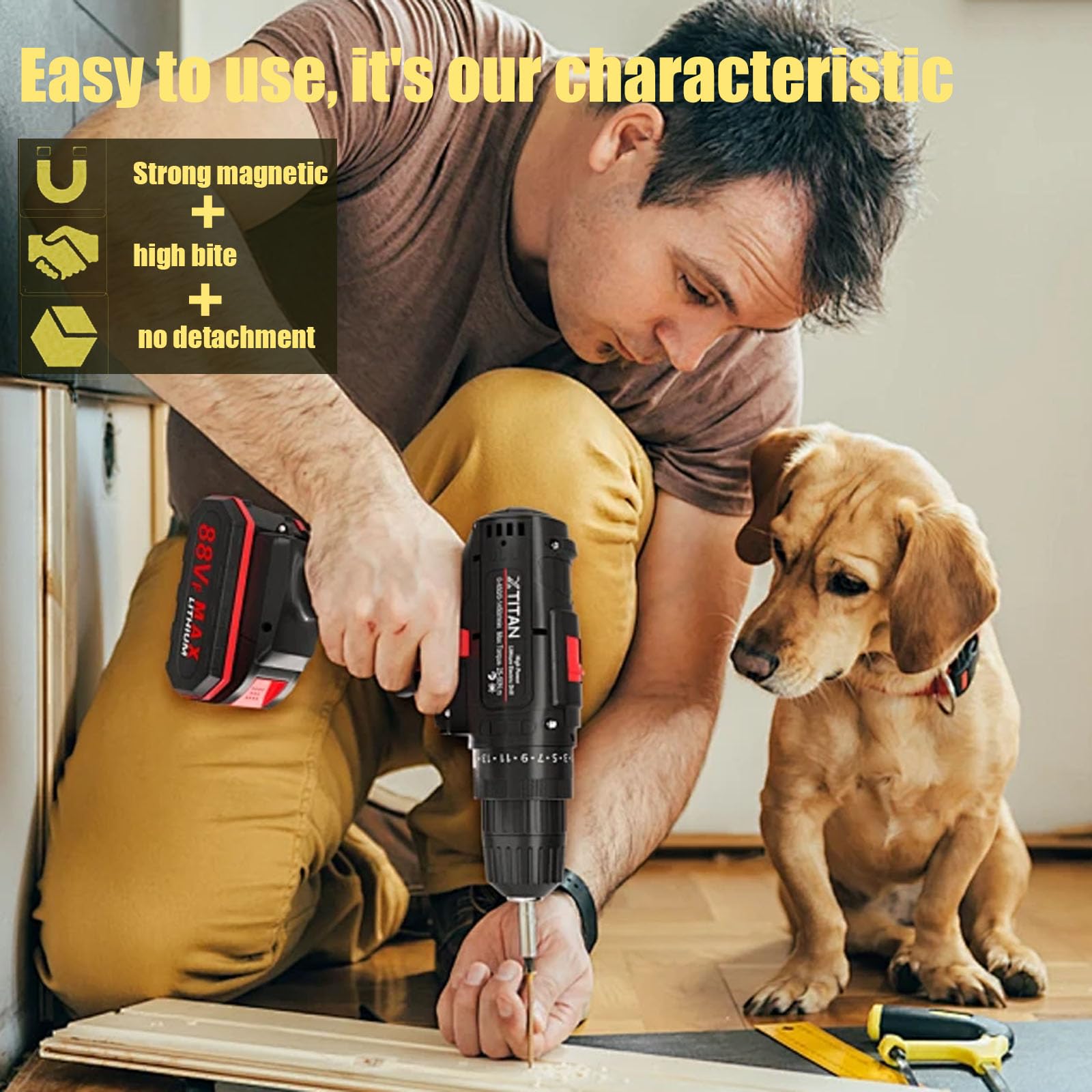YXQ 7mm Nut Driver Bit Set - 1/4 Inch Hex Magnetic Power Socket Adapter Drill Bits (65mm Length, 5Pcs) for Power Tools - Perfect for DIY Projects, Automotive Repairs & Home Maintenance