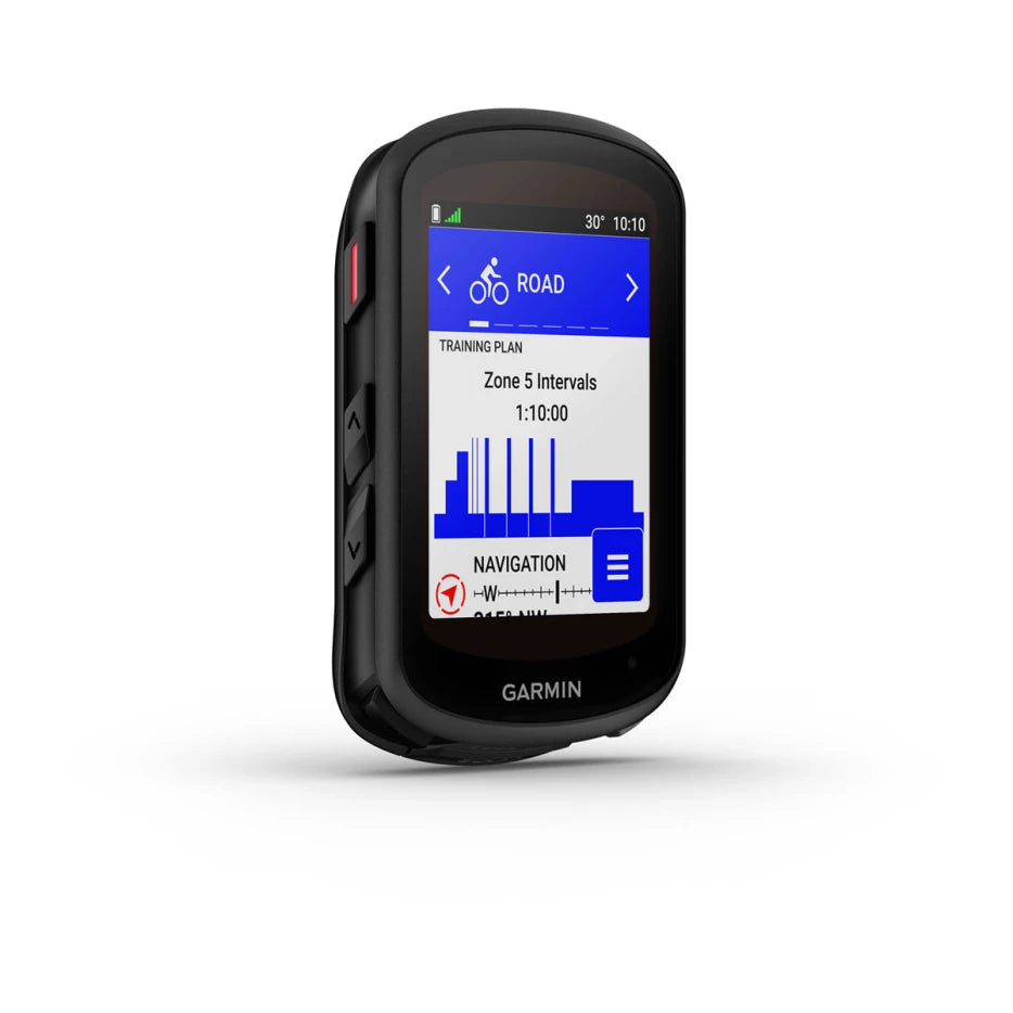 Garmin Edge 840 Solar GPS Bike Computer - Advanced Cycling Performance Metrics, Solar Charging, Navigation & Training Features for Road & Mountain Biking