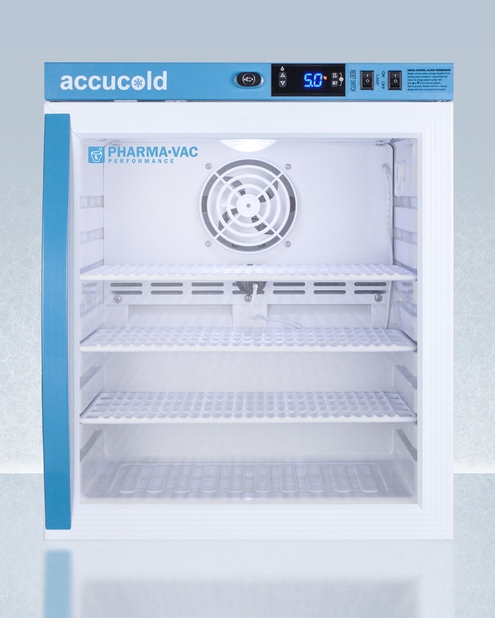 Accucold 1 Cubic Foot Compact Vaccine Refrigerator ARG1PV - Perfect for Medical Clinics, Pharmacies & Home Vaccine Storage