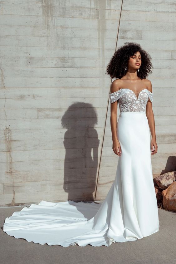 Jenny Yoo Angelica Gown - Elegant Wedding Dress for Brides | Perfect for Church Ceremonies & Formal Events
