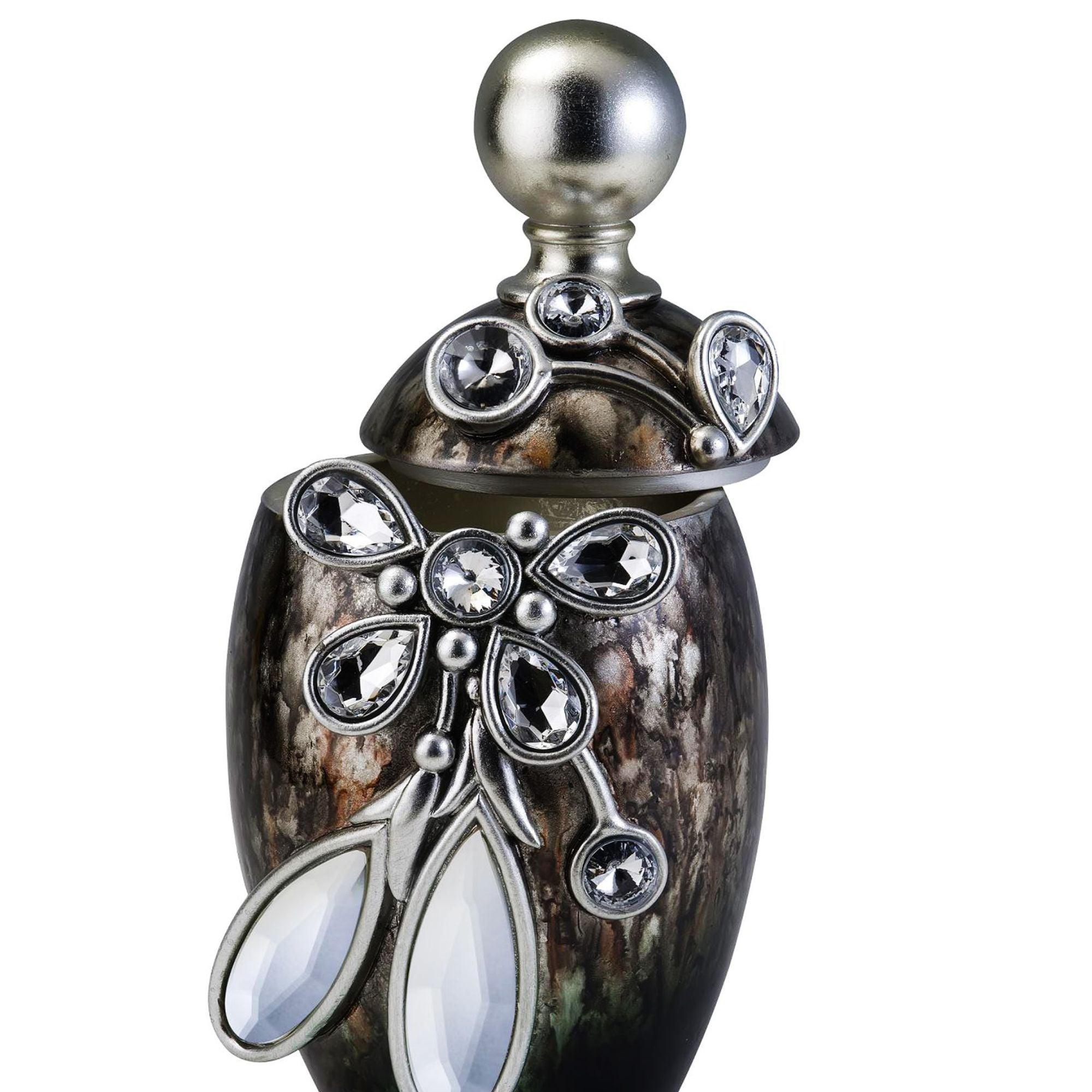 11.5 Inch Tall Decorative Jewelry Box with Multiple Designs & Elegant Accents - Perfect for Jewelry Storage, Gift Giving & Home Décor