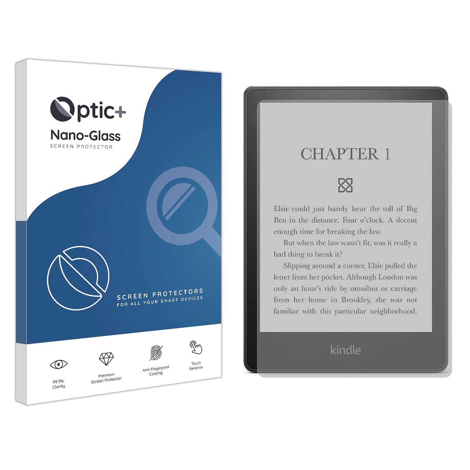 Premium Nano Glass Screen Protector for Amazon Kindle Paperwhite (10th/11th Gen) - Ultra HD Clarity, Anti-Scratch & Bubble-Free - Perfect for Reading, Travel & Outdoor Use