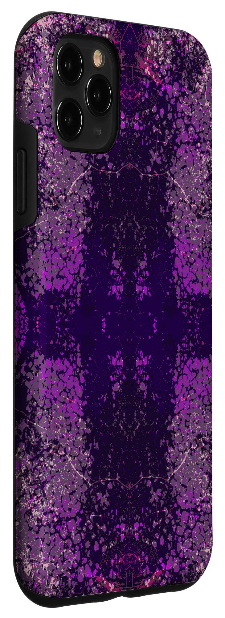 iPhone 11 Pro Max Case - Colorful Abstract Dark Purple Pink Bohemian Mandala Design | Protective Phone Cover for Women & Men | Perfect for Travel, Work & Everyday Use