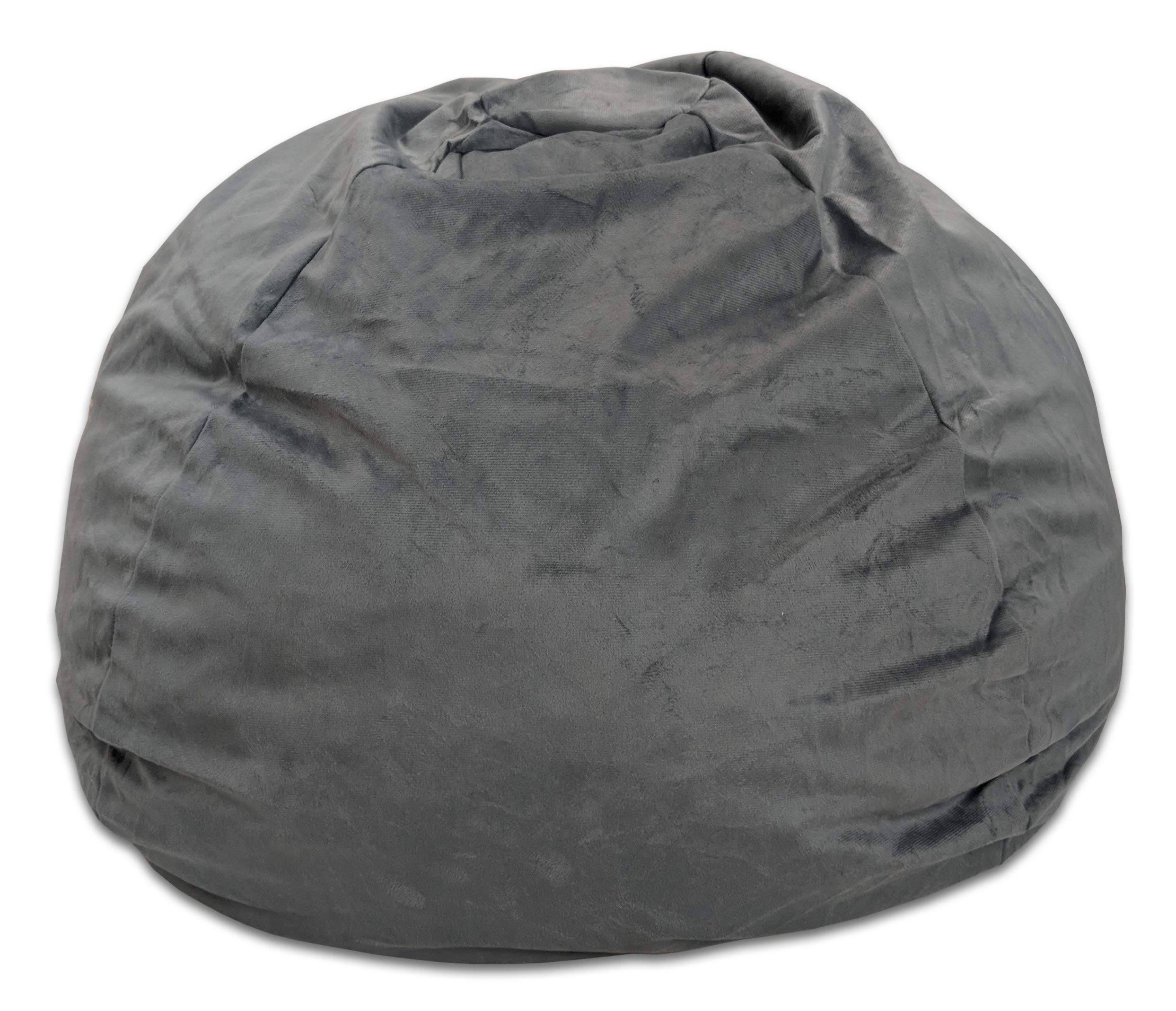 Premium 5ft Memory Foam Bean Bag Chair for Adults - Washable Removable Cover | Comfortable Lounger for Gaming, Movie Nights & Dorm Room Decor