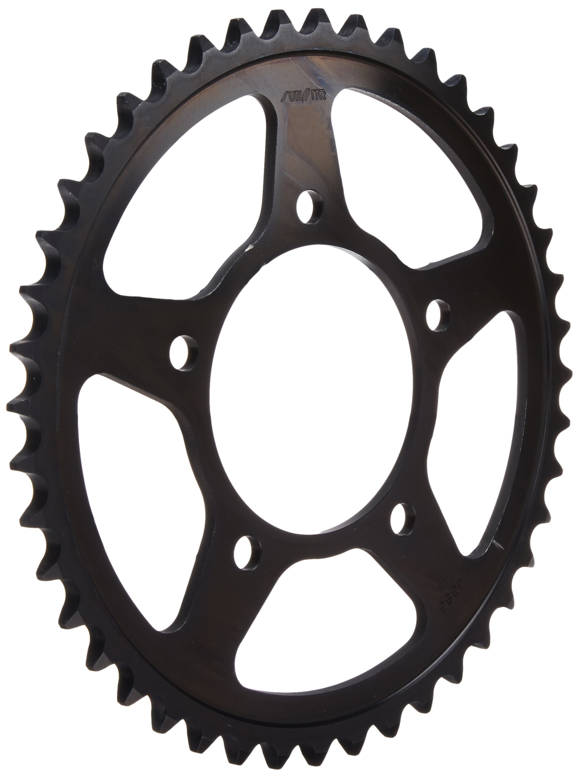 Sunstar 2-438344 43-Teeth 525 Chain Size Rear Steel Sprocket - High-Performance Motorcycle Sprocket for Dirt Bikes, ATVs, and Off-Road Riding