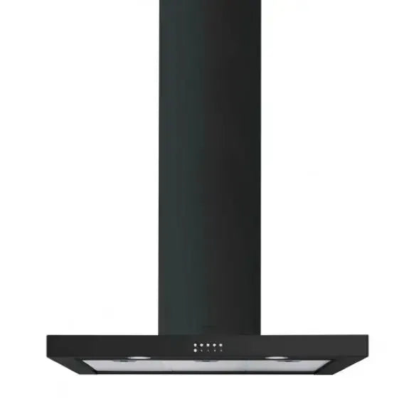 Smeg 90cm Victoria Canopy Rangehood in Black - Premium Kitchen Exhaust Hood for Modern Homes | Perfect for Cooking, Ventilation & Stylish Kitchen Decor