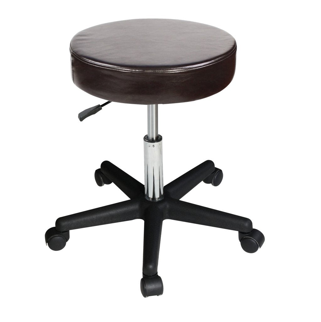 Professional Hydraulic Swivel Salon Stool for Massage & Beauty - Adjustable Rolling Stool with Comfortable Seat for Spa, Salon, Barber, Tattoo & Nail Studio