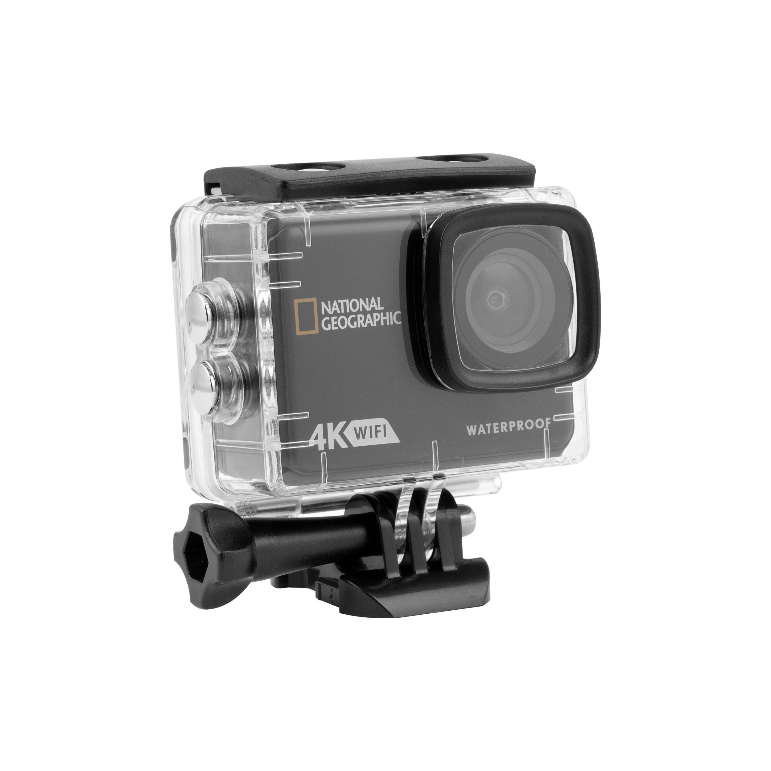 National Geographic 4K Ultra HD Waterproof Action Camera with WiFi - Perfect for Outdoor Adventures, Surfing, Hiking & Vlogging