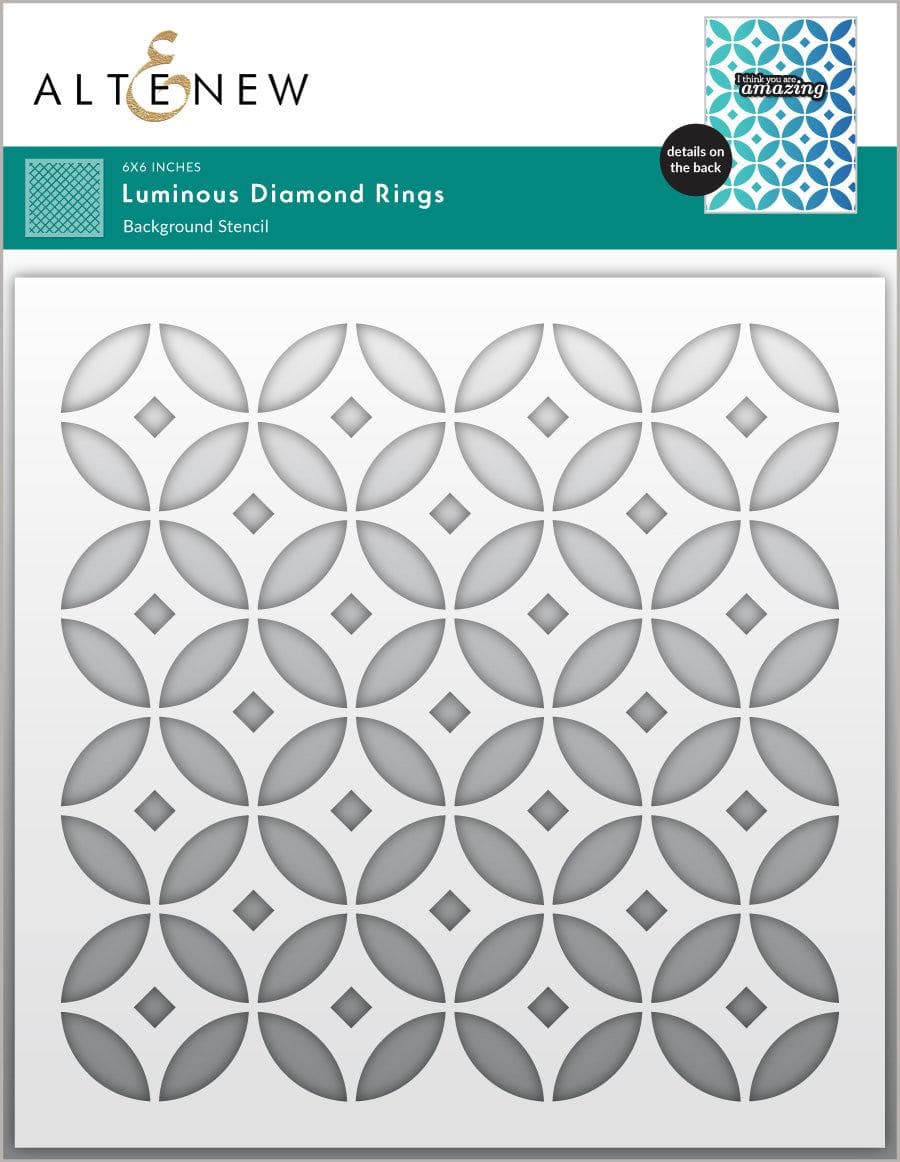 Sparkling Diamond Ring Stencils for DIY Jewelry Making & Crafting - Perfect for Wedding, Engagement, and Anniversary Decorations