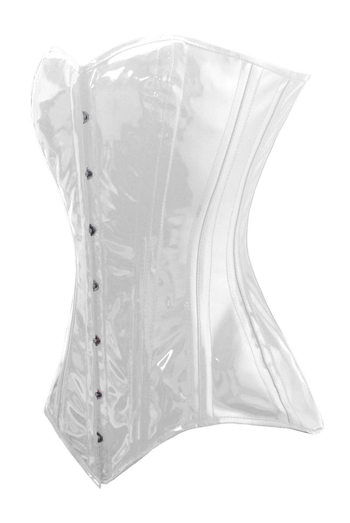 Luvsecretlingerie Heavy Duty 26 Double Steel Boned Waist Training PVC Long Torso Overbust Corset #8151 - Slimming Body Shaper for Women, Plus Size Waist Cincher for Shapewear, Burlesque, Cosplay & Special Occasions