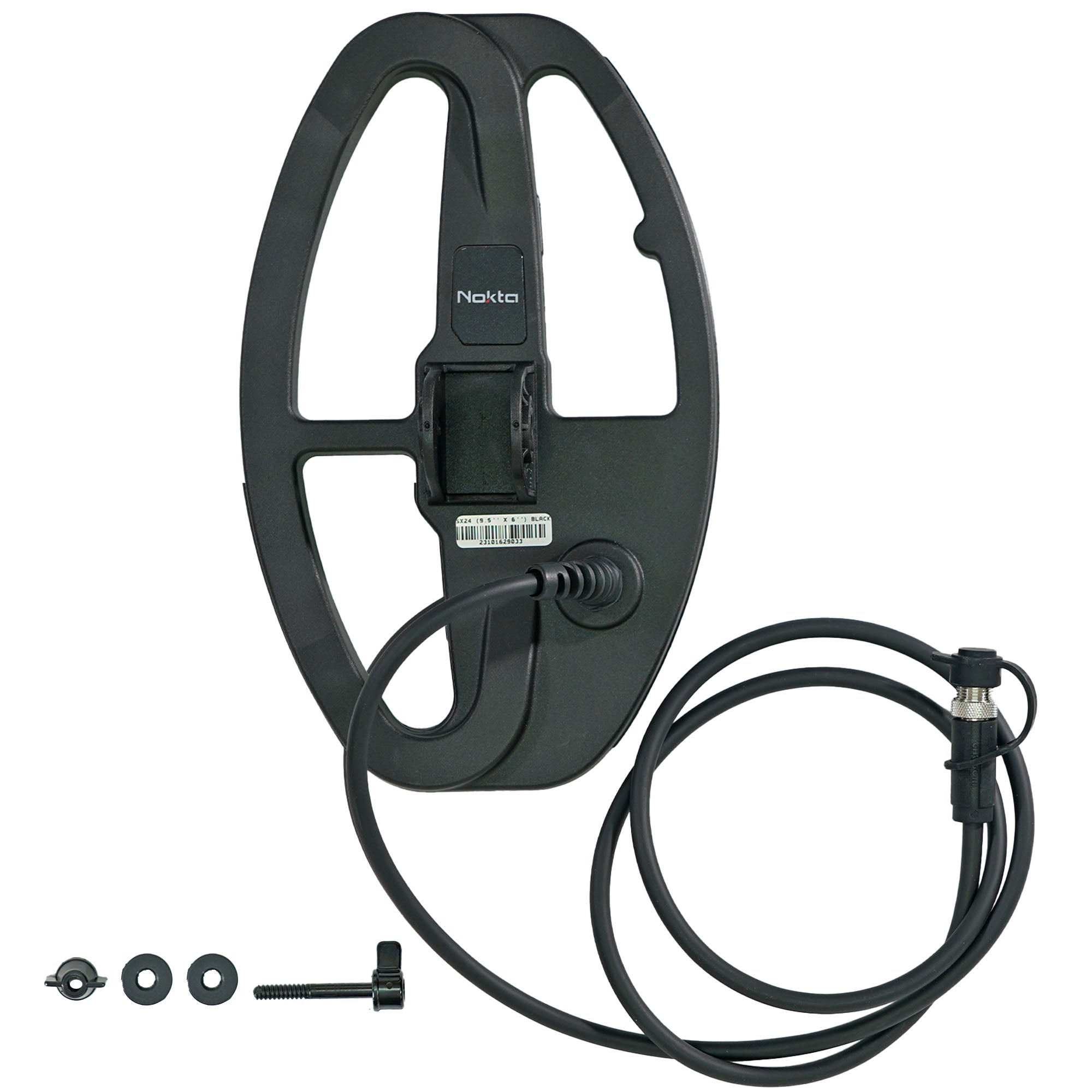 Nokta SX24 9.5 x 6 Inch Waterproof DD Search Coil for Simplex Metal Detectors - Perfect for Beach Hunting, Gold Prospecting & Relic Detection