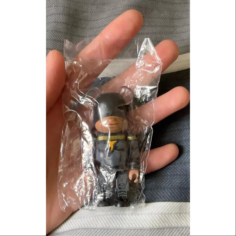 Bearbrick Series 45 HERO DC Black Adam 100% Collectible Figure - Limited Edition DC Comics Superhero Vinyl Art Toy for Display & Collection | Perfect for Home Decor, Office Display, and Pop Culture Enthusiasts