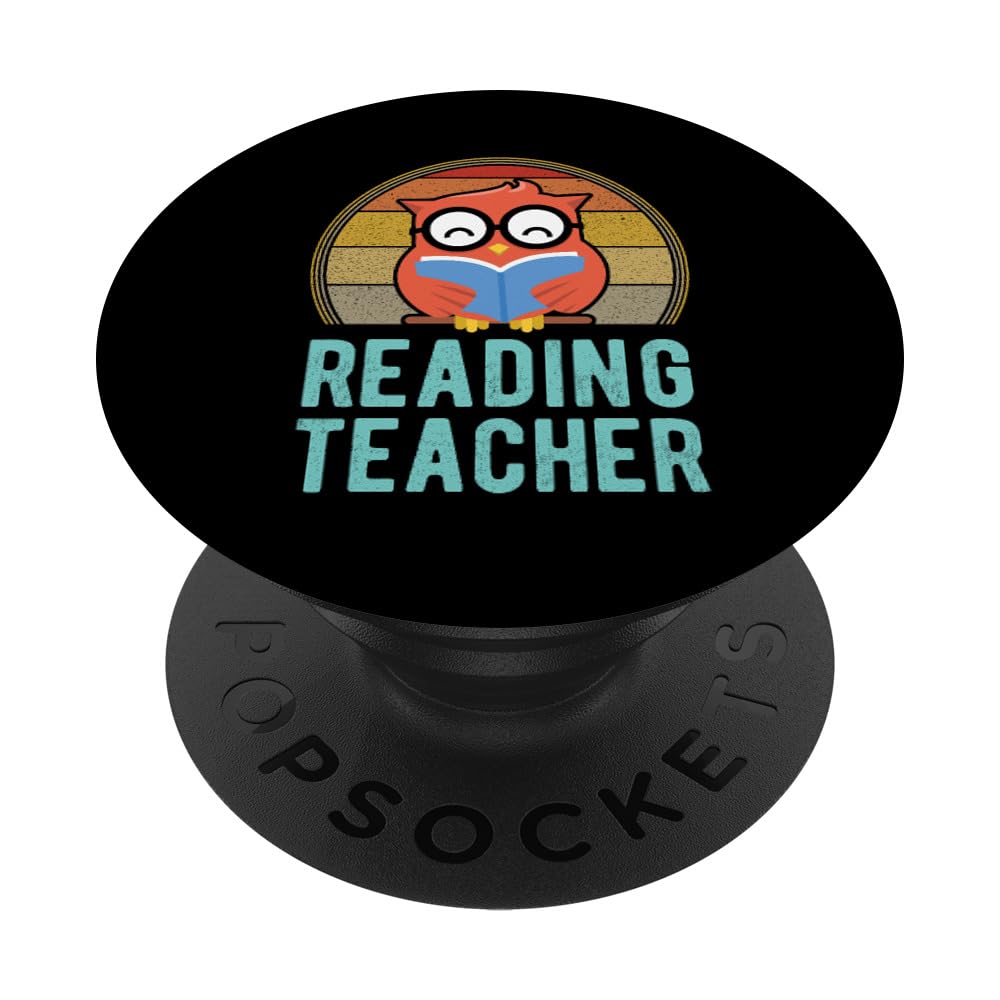 Reading Teacher PopGrip - Swappable Phone Grip for Educators & Book Lovers