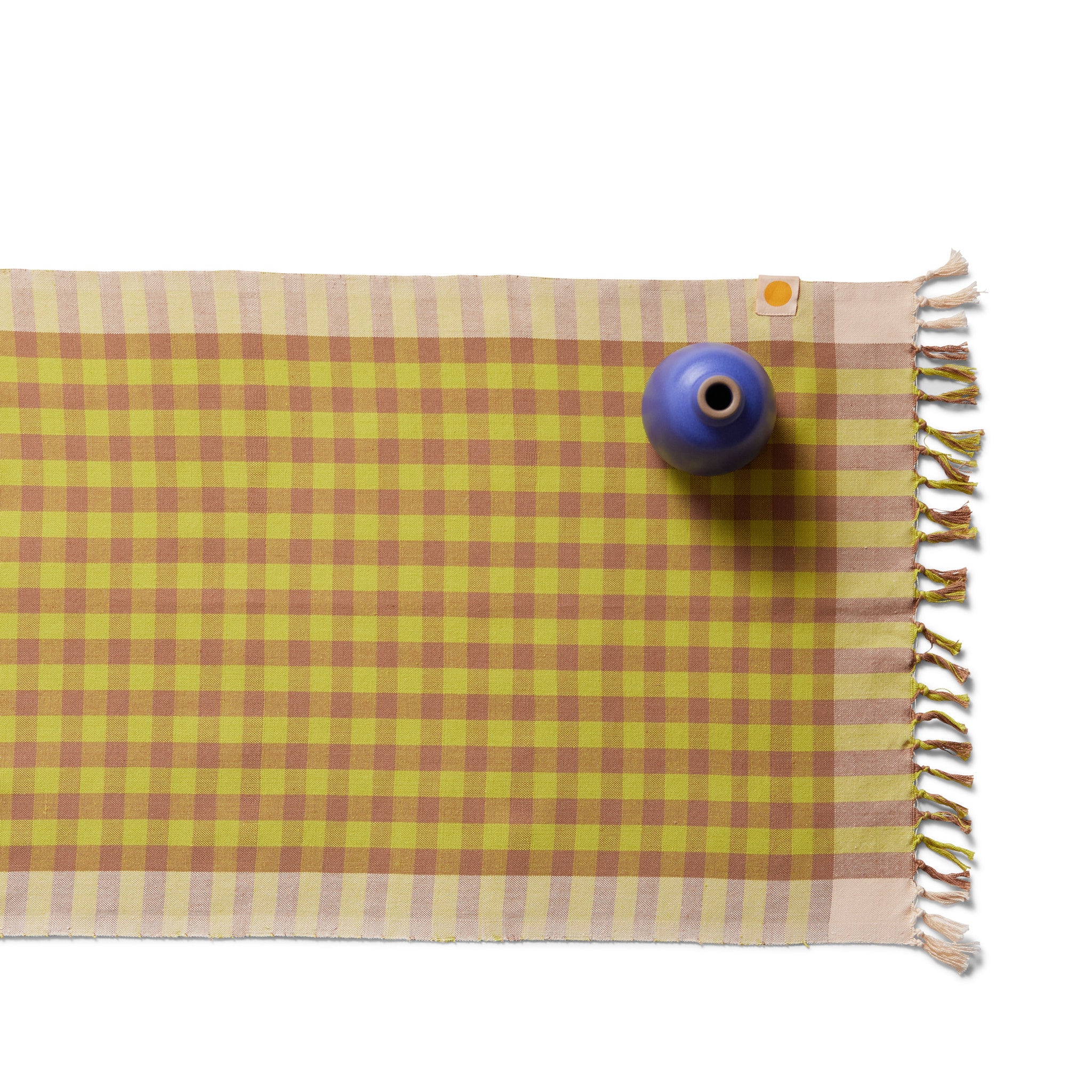 Linen Grid Table Runner - Elegant and Durable Dining Table Decor for Farmhouse, Rustic, or Modern Home - Perfect for Weddings, Parties, and Everyday Use