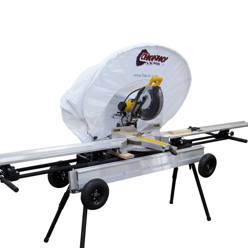FastCap SawHood Pro Dust Collection System for Chop Saws & Tile Saws - Includes Custom Carrying Bag | Perfect for Woodworking, Construction & Tile Installation Projects