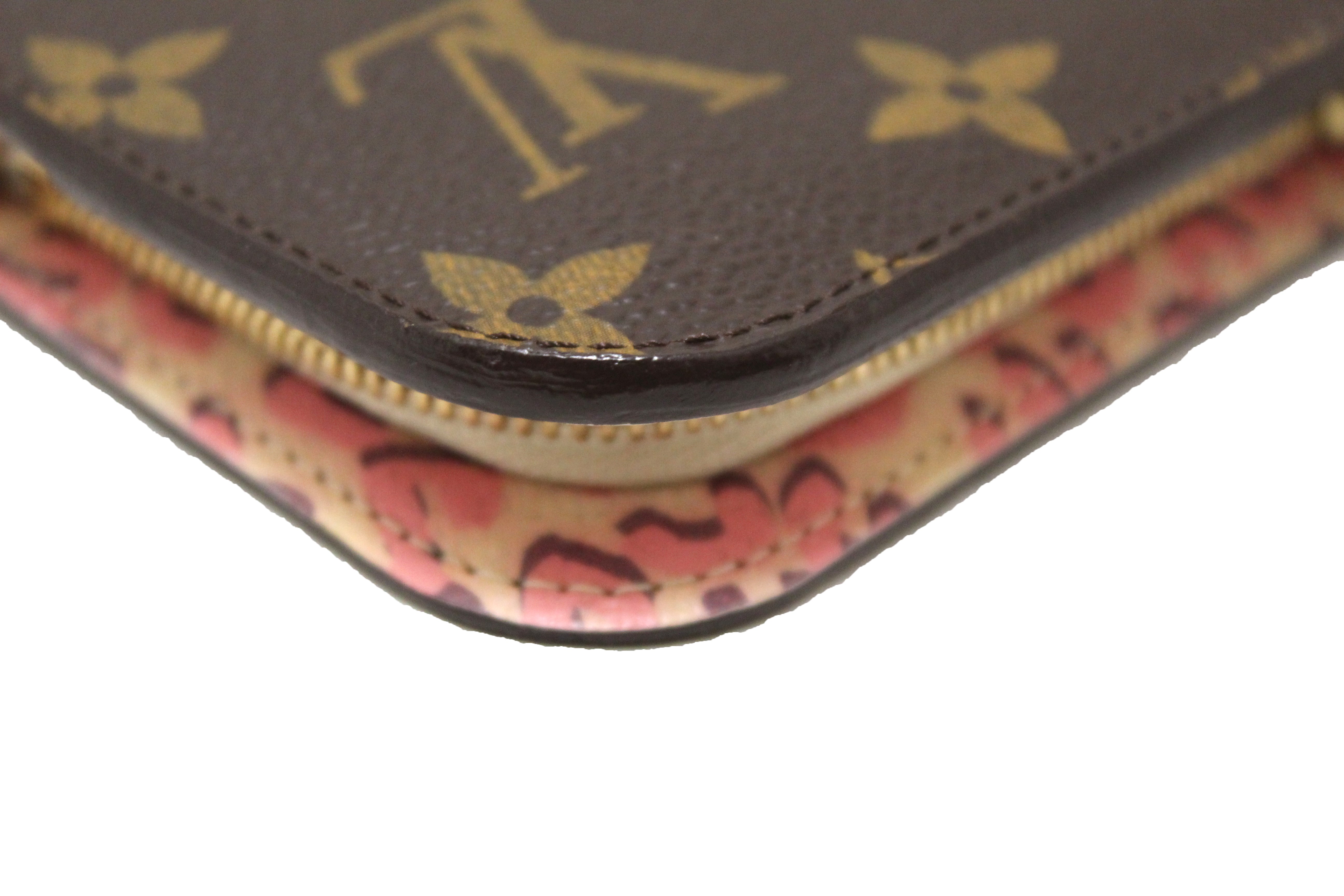 Authentic Louis Vuitton Limited Edition Monogram Canvas Stephen Sprouse Leopard Insolite Wallet - Luxury Designer Wallet for Women & Men - Perfect for Travel, Parties & Everyday Use