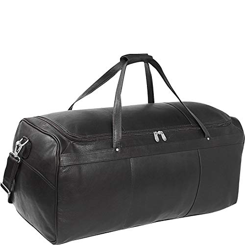 Traveler's Select Large Durable Duffel Bag for Gym, Travel & Sports - Black One Size Carry-On Luggage for Men & Women
