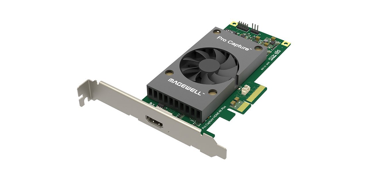 Magewell Pro Capture HDMI 4K Plus Video Capture Card - 4K60 HDR USB 3.0 HDMI Recorder for Live Streaming, Gaming & Video Production | Compatible with OBS, Zoom & YouTube