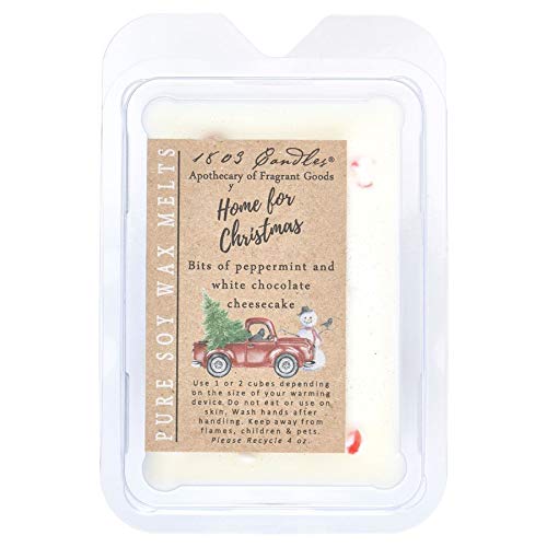 1803 Premium Scented Candles & Wax Melters - Christmas Home Fragrance Set for Holiday Decor, Gifts, and Cozy Ambiance