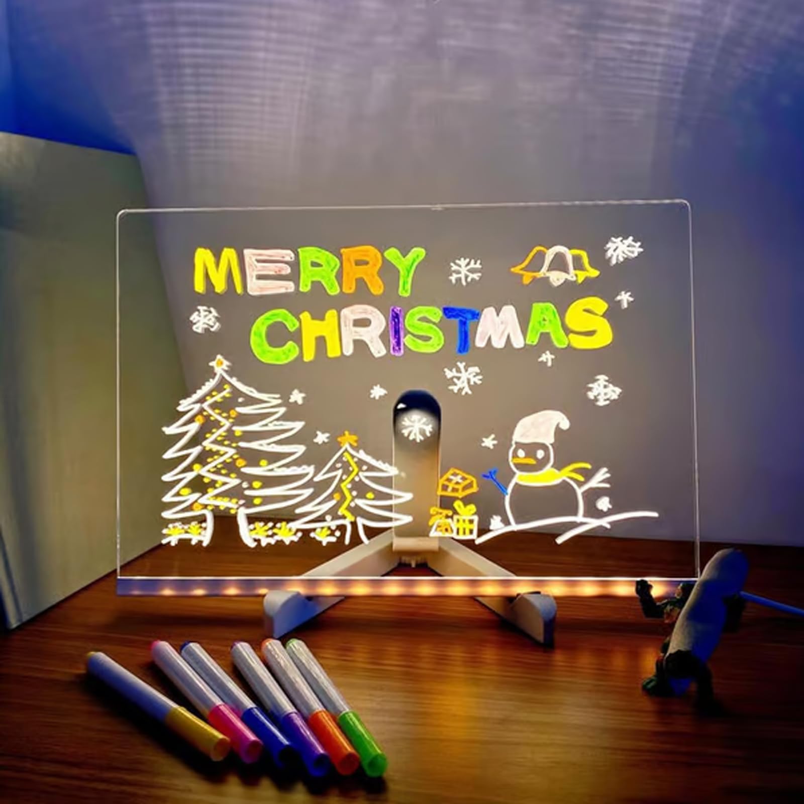 GlowBoard - LED Light-Up Writing & Drawing Board for Kids & Adults - 11.8