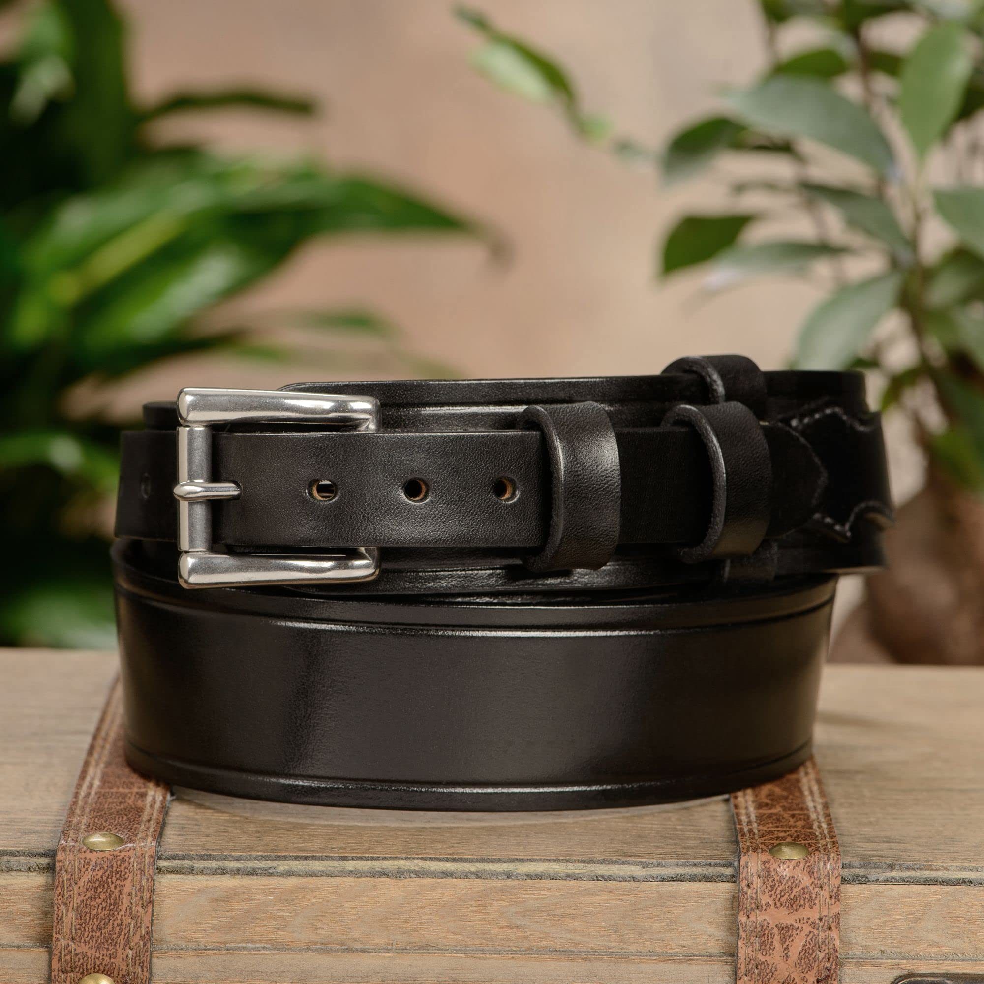 Premium Bullhide Leather Belt for Men - 1.75