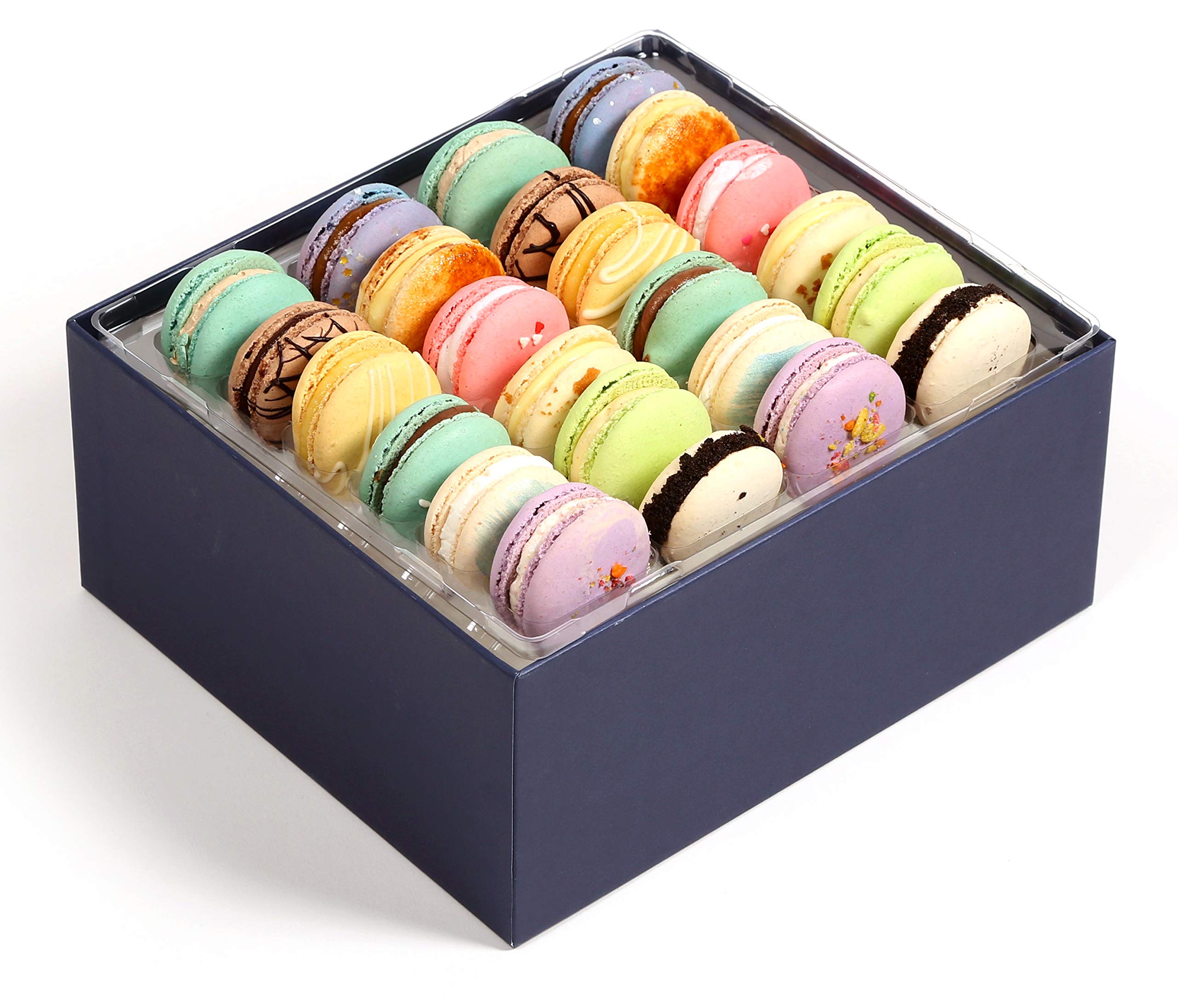 Premium French Macarons Gift Box - Assorted European Cookies Variety Pack (48 Count) | Birthday, Anniversary, Graduation, Corporate Gifts for Women, Men, Kids | Perfect for Parties, Holidays & Special Occasions