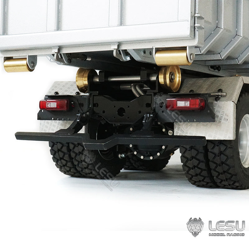 2-Speed LESU Remote Control Hydraulic Roll On/Off Dumper Crane - 1/14 Scale RC Tipper Truck with Locking Differential, Metal 8x8 Chassis & Gearbox - Perfect for Construction Site Simulation & RC Truck Enthusiasts