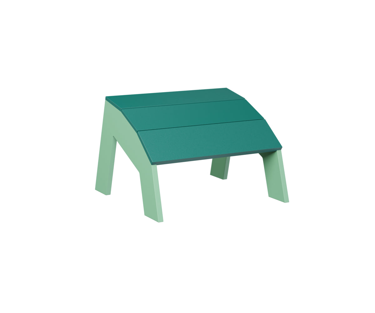Berlin Gardens Nordic Adirondack Footstool - Outdoor Patio Furniture, Solid Wood Footrest for Garden, Deck & Poolside Relaxation