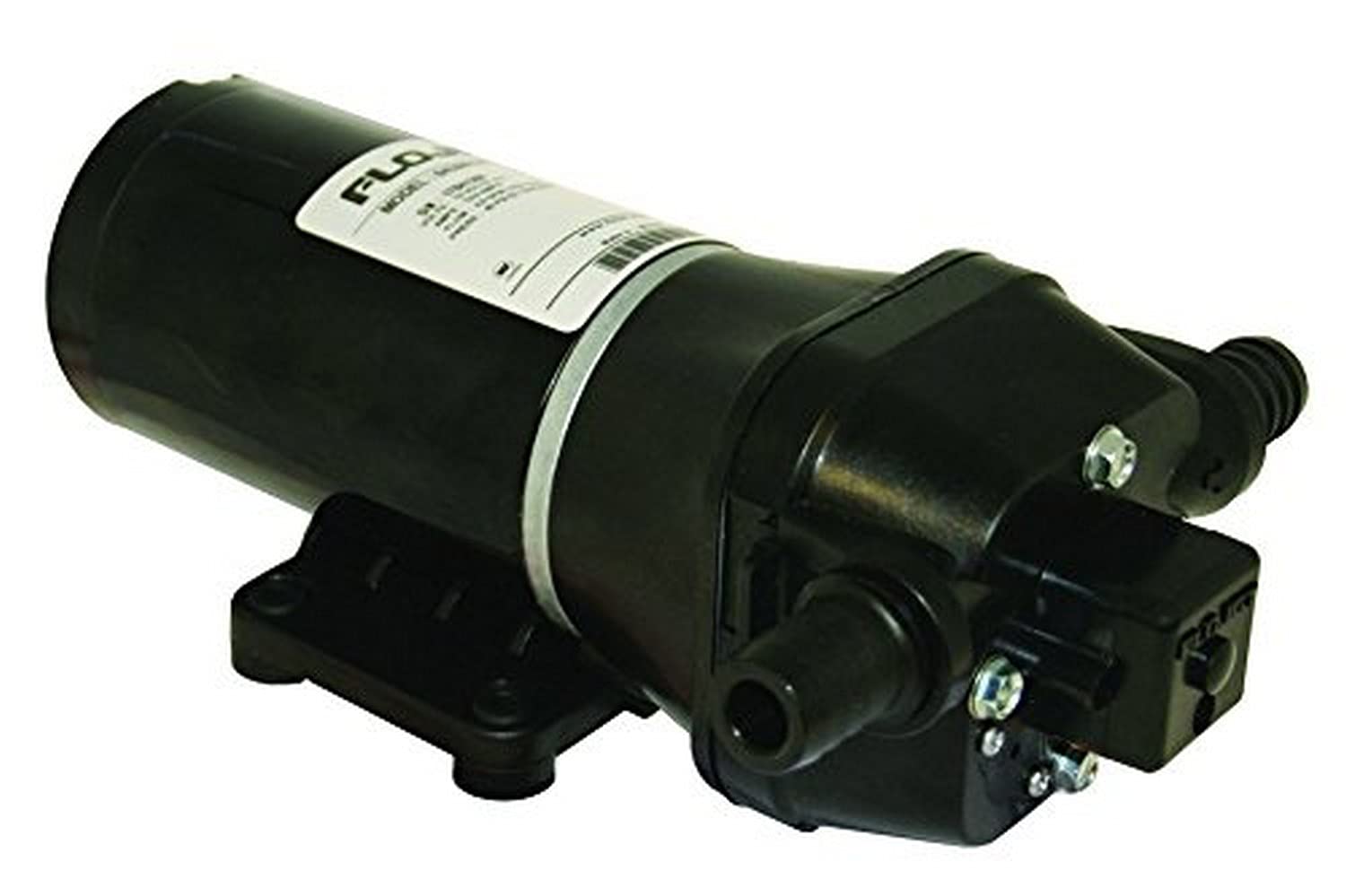 FloJet 04305144A Marine Deck Washdown Pump - 3.5 GPM, 40 PSI, 12V DC Water Pump for Boat Cleaning & Outdoor Washing (Perfect for Saltwater Rinsing, Deck Maintenance & RV Cleaning)