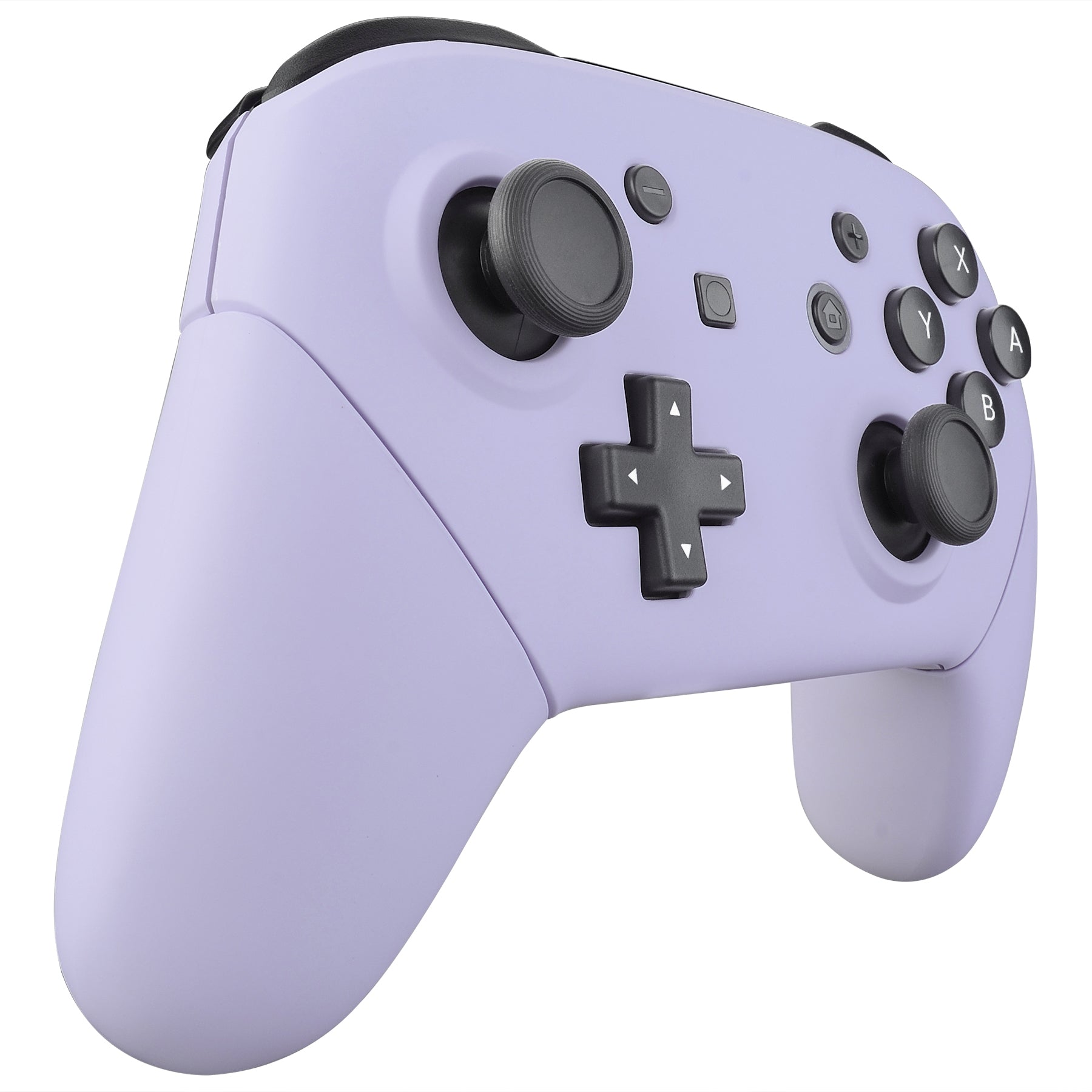 eXtremeRate Light Violet Faceplate & Backplate Handles for Nintendo Switch Pro Controller - Custom Replacement Shell (Controller Not Included) - Perfect for Gaming, DIY Mods & Personalization