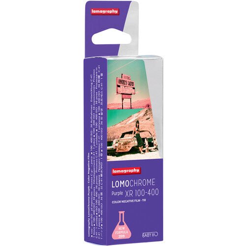 Lomography Lomochrome Purple Color Negative Film - 110 Cartridge, 24 Exposures | Unique Purple Tones for Creative Photography, Landscape & Artistic Shots