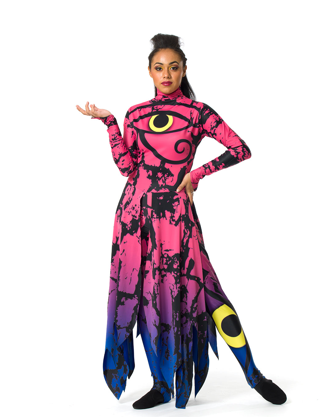 Color Guard Uniform Size 38 - Premium Performance Costume for Marching Band & Flag Team | Perfect for Competitions, Parades & School Events