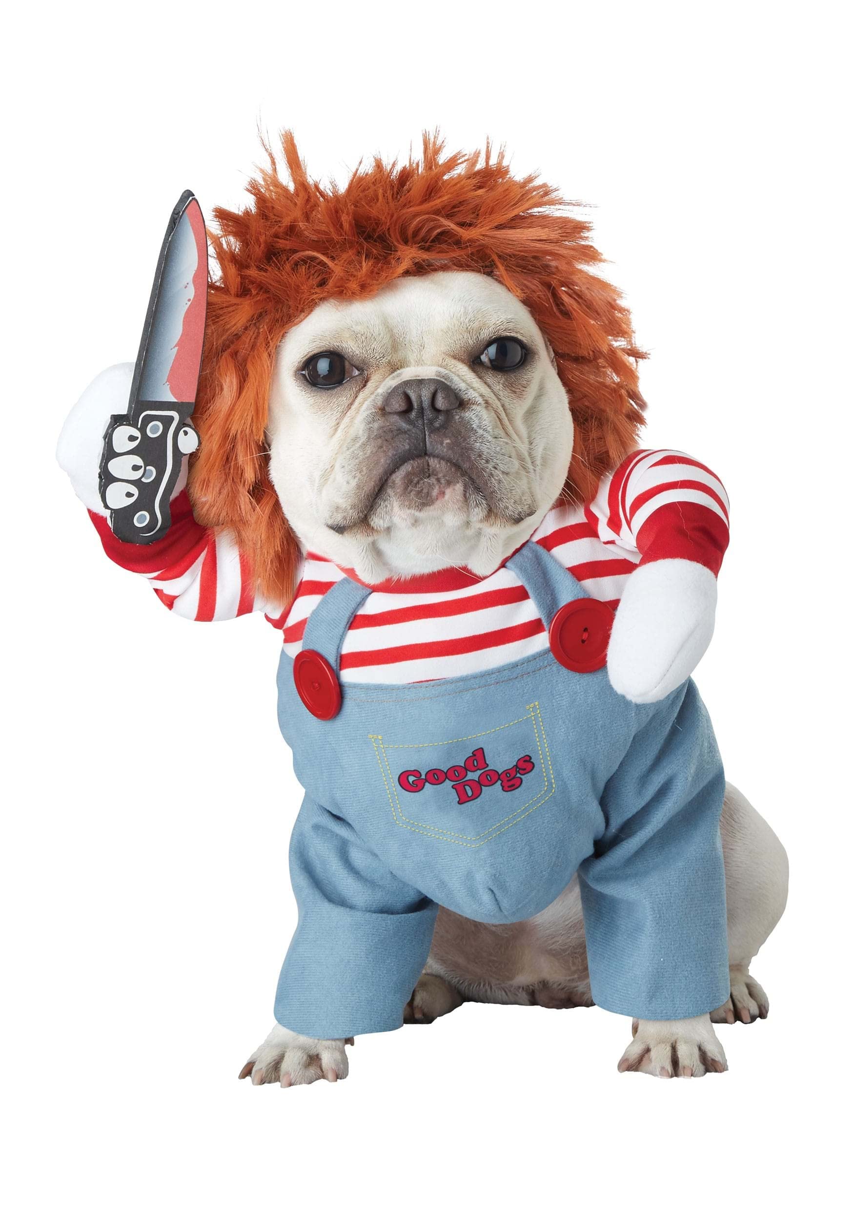 Deadly Doll Dog Costume - Halloween Pet Dress Up