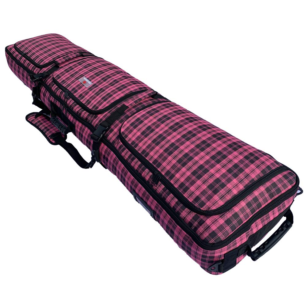 Premium Padded Snowboard Bag with Wheels - Durable Ski & Snowboard Equipment Backpack for Air Travel - Waterproof Luxury Carry-On Shoulder Bag for Men & Women | Perfect for Winter Sports, Ski Trips & Mountain Vacations