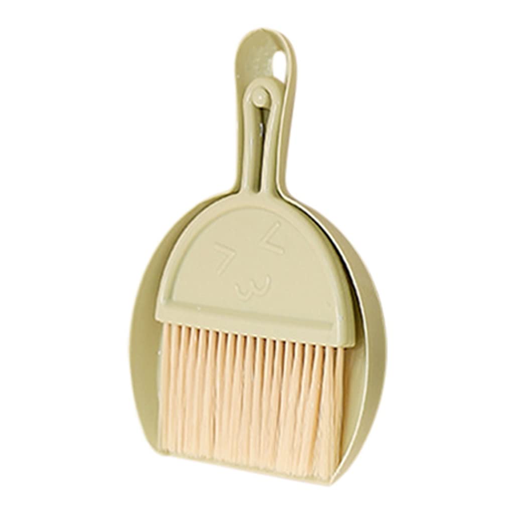 Mini Desktop Broom & Dustpan Set - Small Keyboard Cleaning Brush for Computer Debris, Home Office Dust Removal | Compact Cleaning Tool for Electronics, Keyboards, Desks & Workspaces