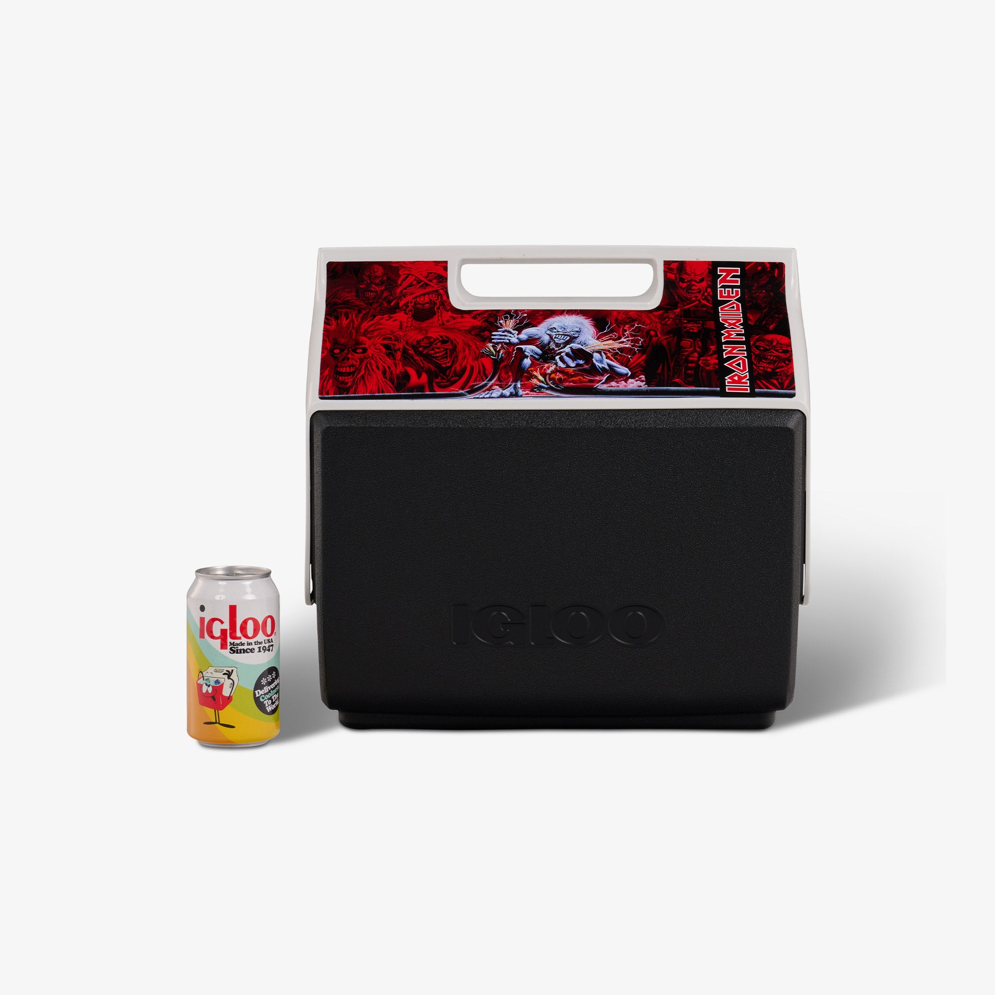 Iron Maiden Real Live Wire Playmate Classic 14 Quart Cooler - Perfect for Camping, Beach Trips & Outdoor Adventures