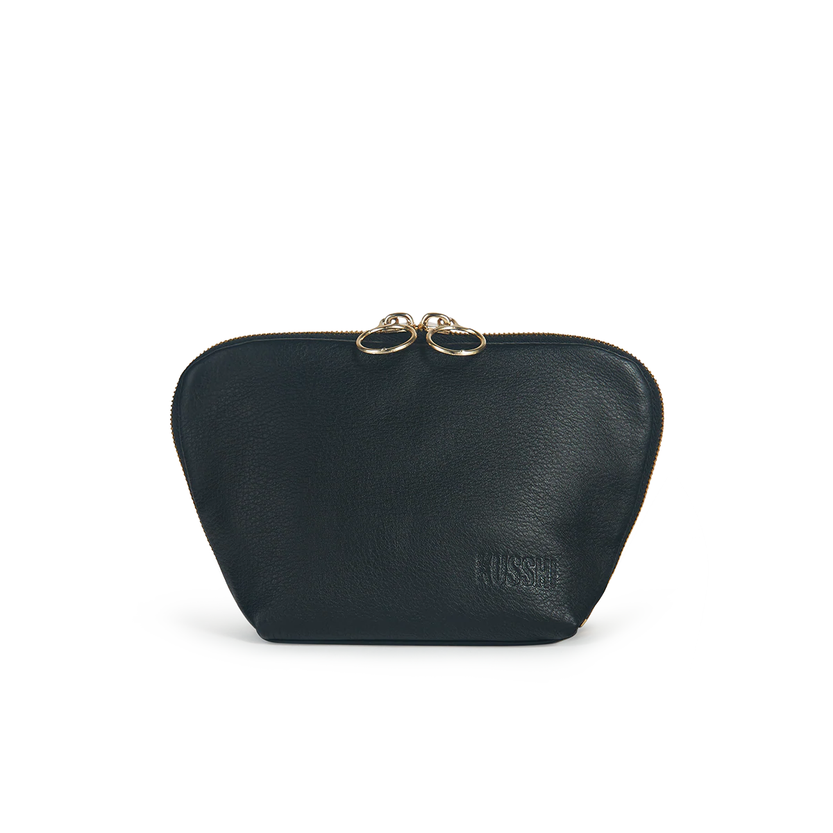Premium Leather Makeup Bag for Women - Waterproof Cosmetic Organizer with Zipper Closure - Perfect for Travel, Gym & Daily Essentials Storage
