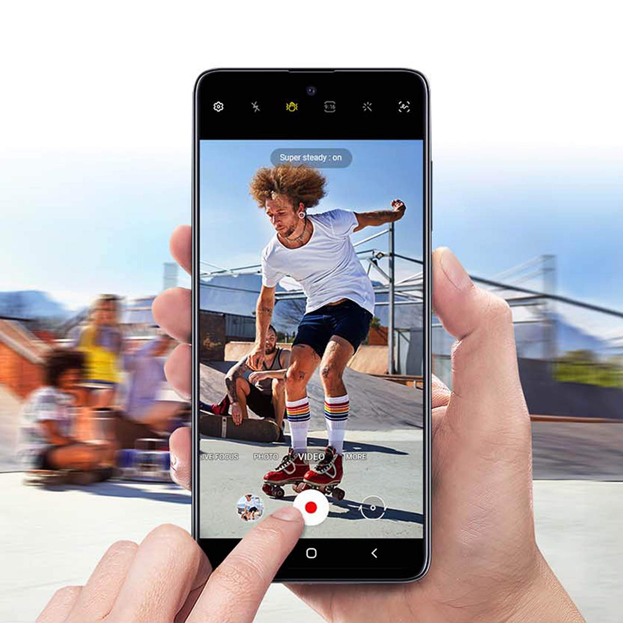 Refurbished Samsung Galaxy A51 128GB Dual SIM Smartphone - Prism Crush Black | 2019 Model | Perfect for Travel, Work & Entertainment
