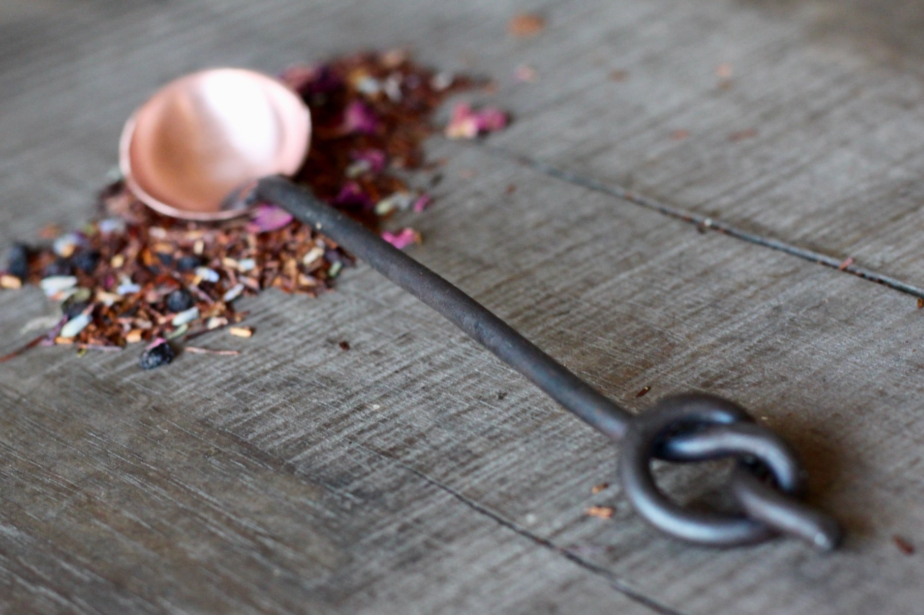 Premium Copper & Steel Teaspoons (1 Tsp) - Durable Tea & Coffee Measuring Spoons for Baking, Cooking & Cocktail Mixing