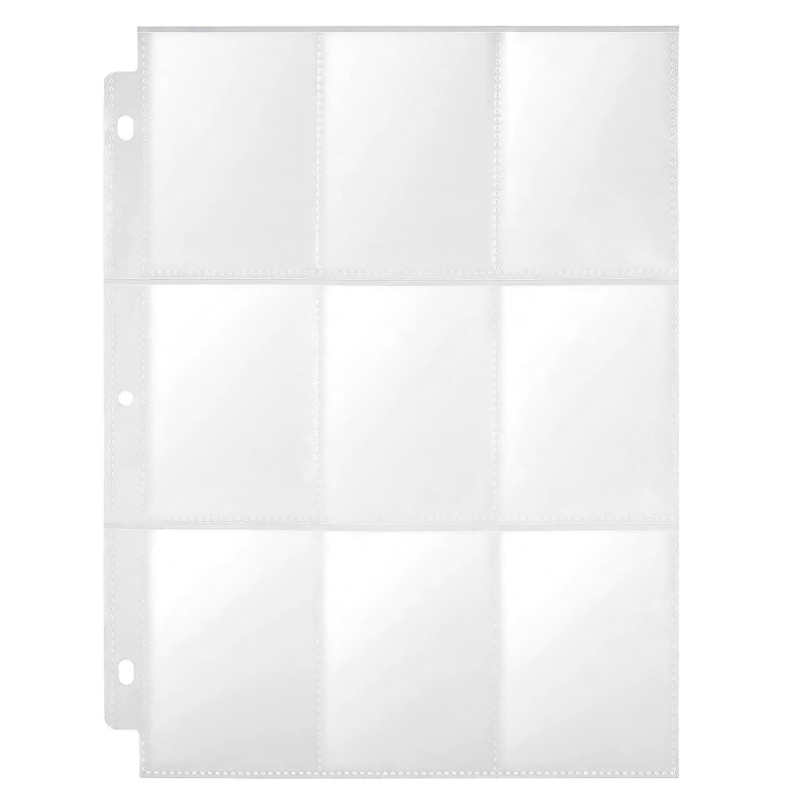 WANSUPYIN 2023 25-Page Trading Card Binder - 9 Pocket Double-Sided Protector Sheets for Sports Cards, Game Cards & Coupons | Organize & Display Your Collection | Perfect for Collectors, Tournaments & Storage