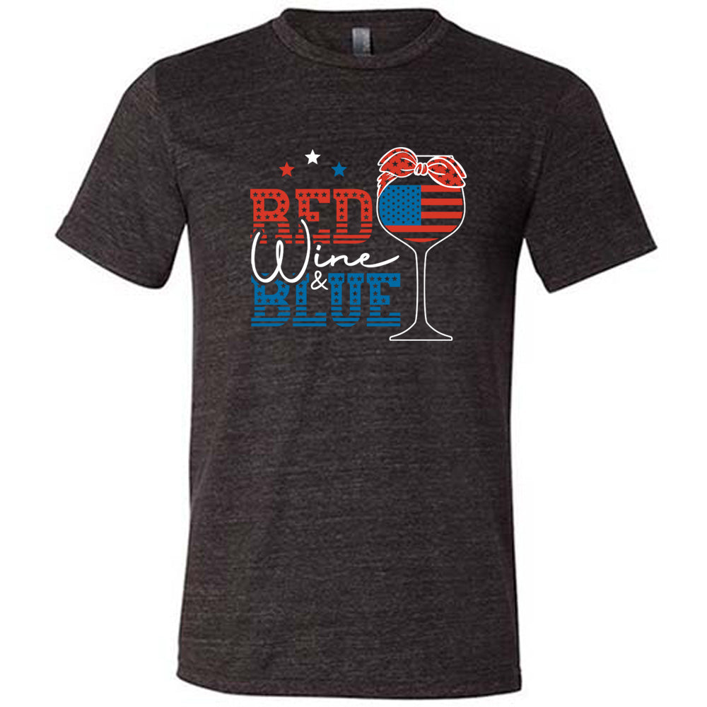 Premium Unisex Red Wine & Blue Shirt - Casual Comfort Wear for Parties, Work & Everyday Outfits