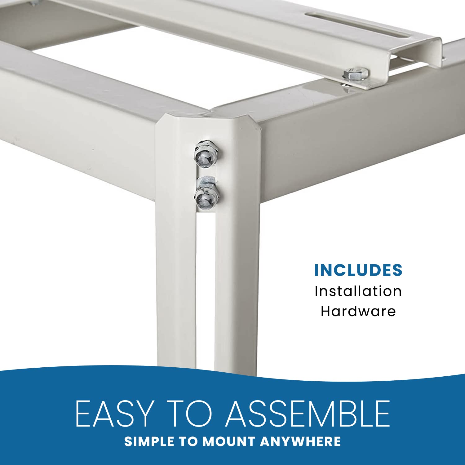 Senville GS-380 Heavy Duty Ground Stand for Ductless Mini Split AC Heat Pump - Outdoor Installation Support for Home & Office HVAC Systems