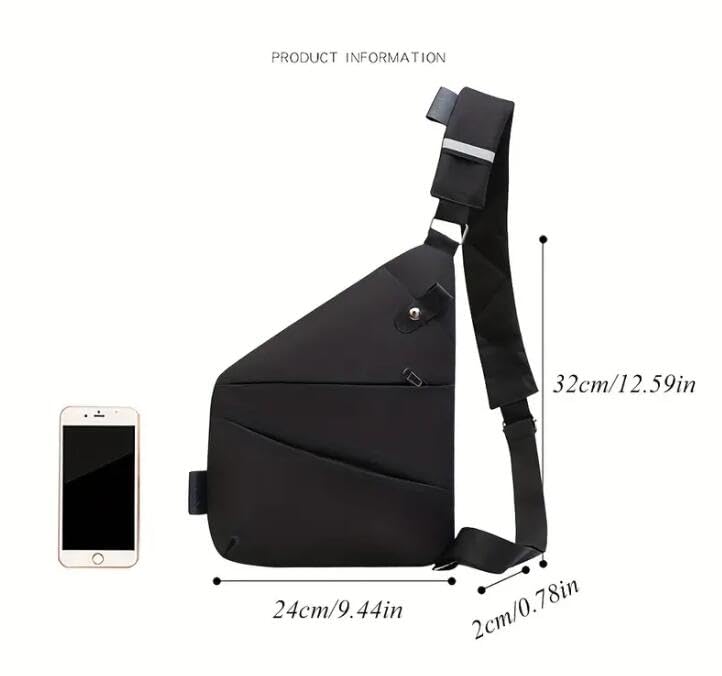 Wander Plus Anti-Theft Travel Sling Bag for Women & Men - Secure Crossbody Purse with RFID Protection | Perfect for Commuting, Sightseeing & Daily Use