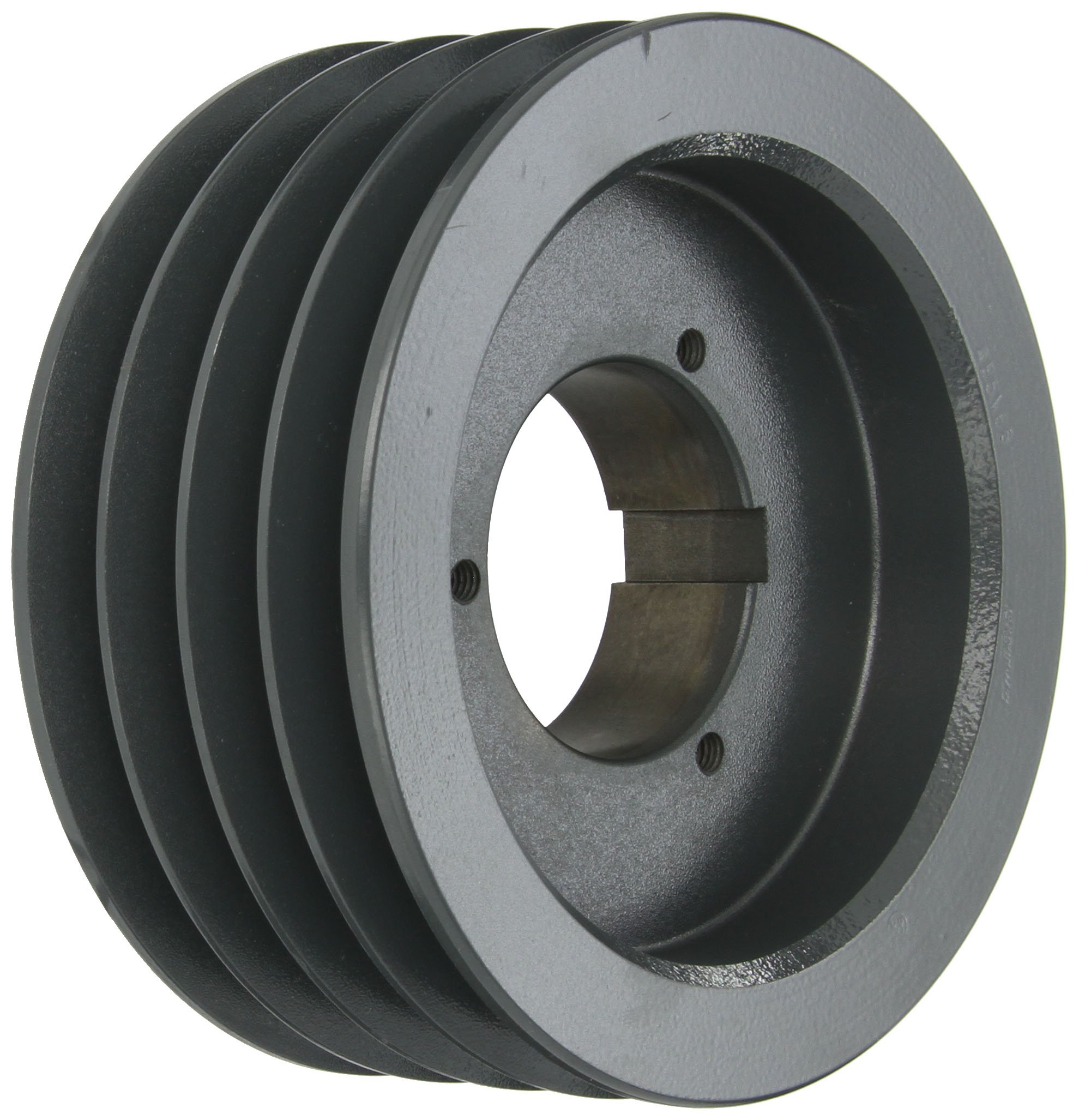 Browning 4B5V68 Cast Iron Split Taper Sheave - 4 Groove for A, B & 5V Belts with B Bushing | Heavy-Duty Industrial Pulley for Power Transmission & Machinery Applications