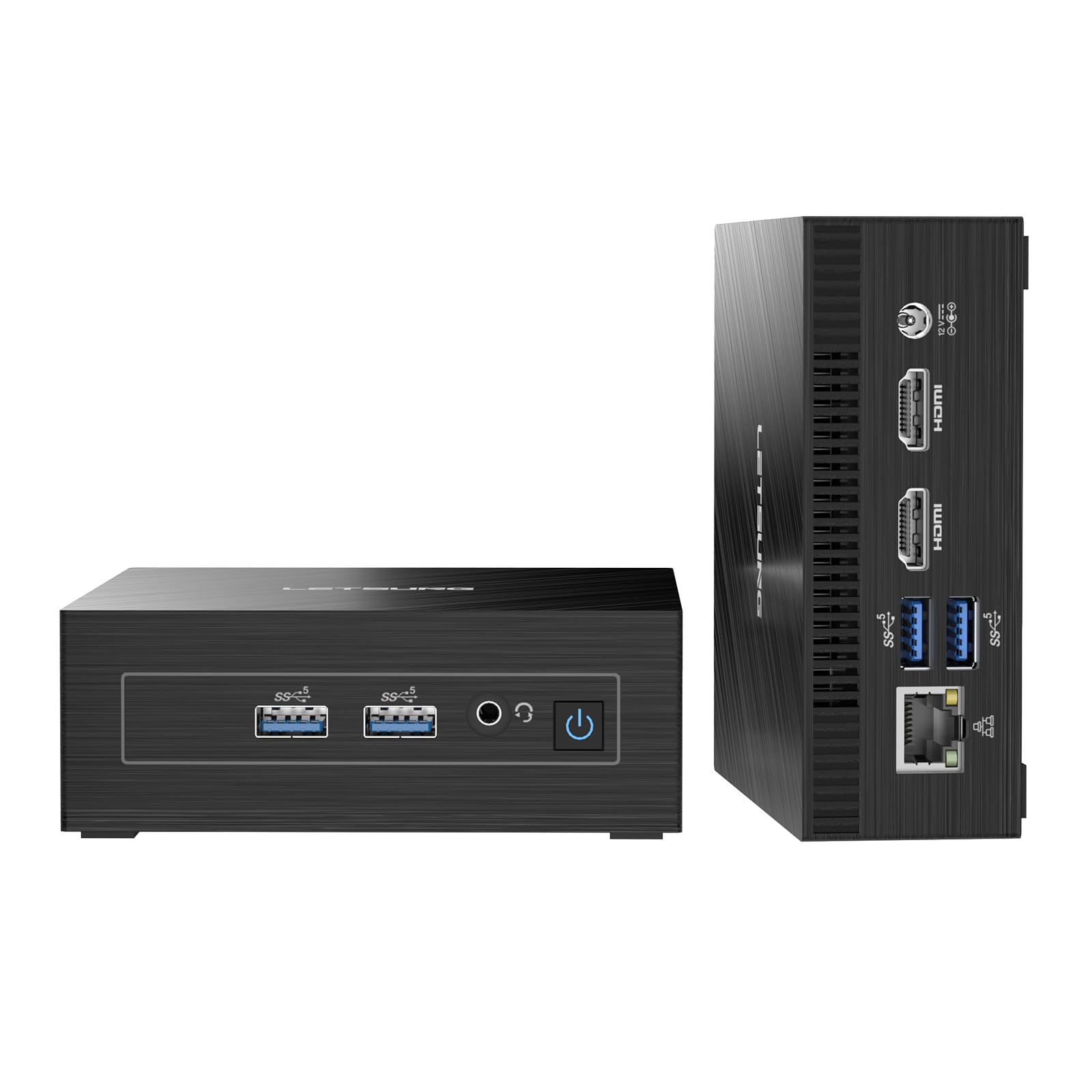 AIR11SE Mini PC Windows 11 Pro - Intel Celeron N4000, 6GB LPDDR4 RAM, 128GB M.2 SSD (Expandable to 512GB) - Compact NUC Desktop Computer with WiFi 5, Bluetooth 4.2, HDMI - Perfect for Home Office, Business, and Entertainment