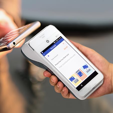 EPAY Mini POS Mobile Credit Card Machine - Accept All Payments for Retail, Salons & Service Businesses | Wireless Card Reader for Bars, Restaurants & Small Shops | Fast Secure Transactions via Envision Processing | Perfect for On-the-Go Payments & Mobile Businesses