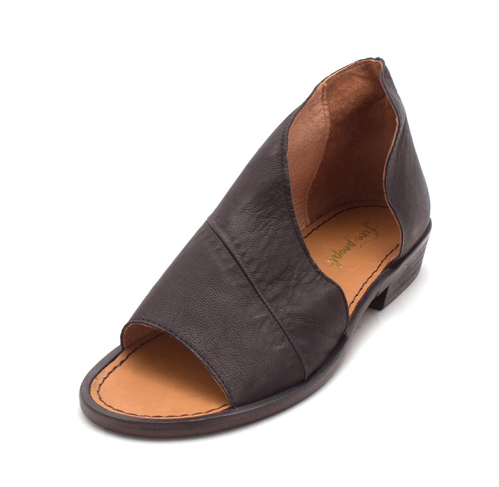Free People Mont Blanc Sandal - Women's Black Size 40 (US 9) Comfortable Strappy Summer Sandals for Beach, Vacation & Casual Outings