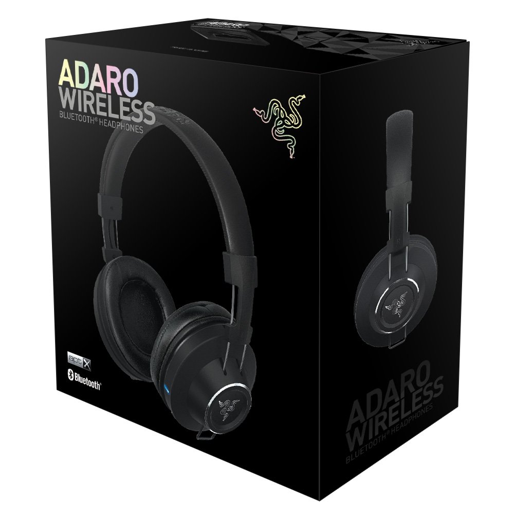 Razer Adaro Wireless Bluetooth Headphones - Noise Cancelling Over-Ear Headset with 40mm Drivers, 20-Hour Battery Life for Gaming, Music & Travel | Perfect for Commuting, Workouts & Home Office Use