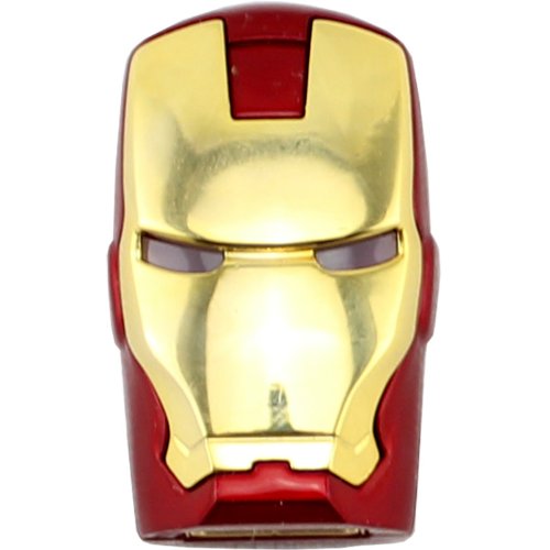 Iron Man USB Flash Drive 8GB - Superhero-Themed Memory Stick for Data Storage - Perfect for Marvel Fans, Students, Office & Cosplay Accessories
