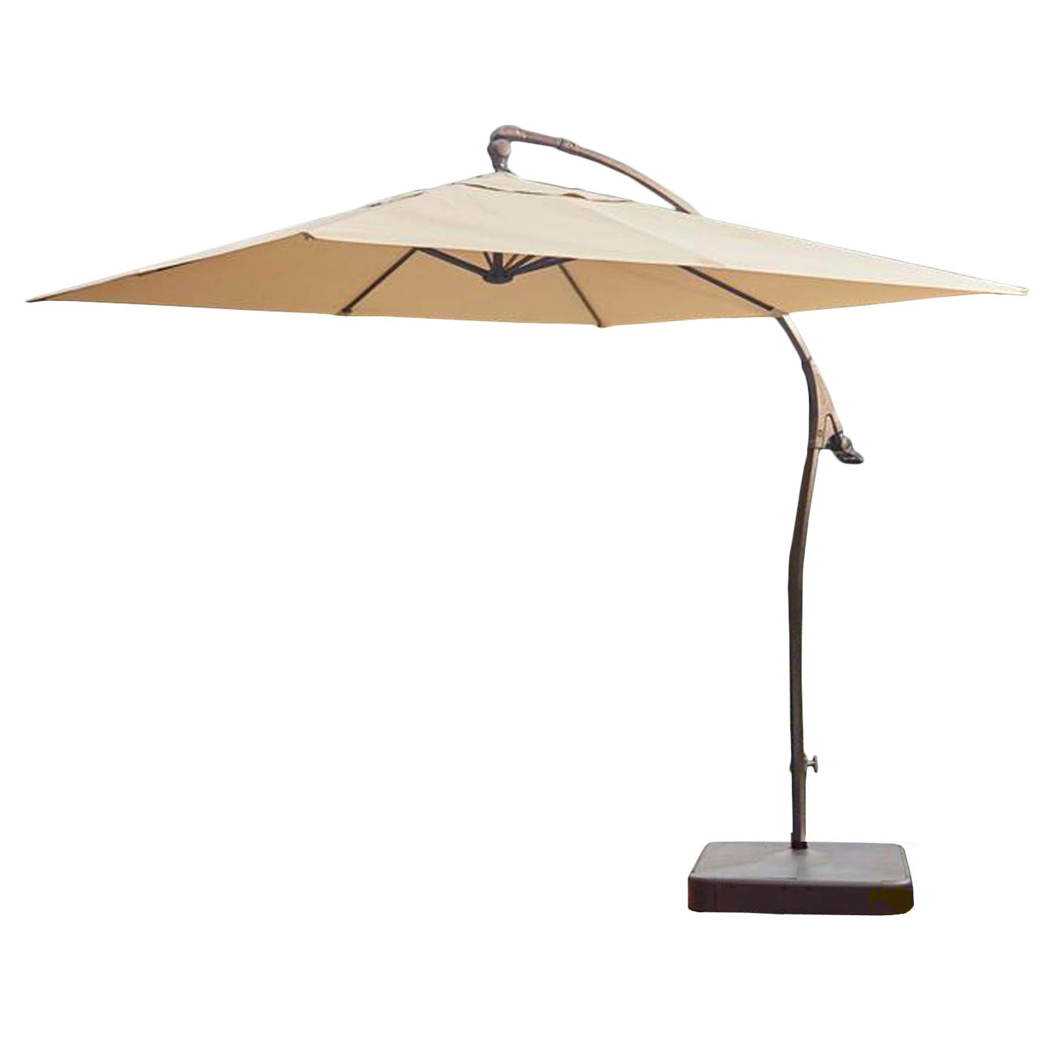 8FT Square Umbrella Replacement Canopy Top Cover - RipLock 350 Durable Fabric for Patio, Deck & Outdoor Dining - YJAF-037 by Garden Winds